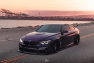 Der BMW M4 erhält eine Daytona-Violett-Leckierung, ein Bodykit und neue Felgen №1
