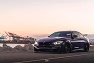 Der BMW M4 erhält eine Daytona-Violett-Leckierung, ein Bodykit und neue Felgen №10